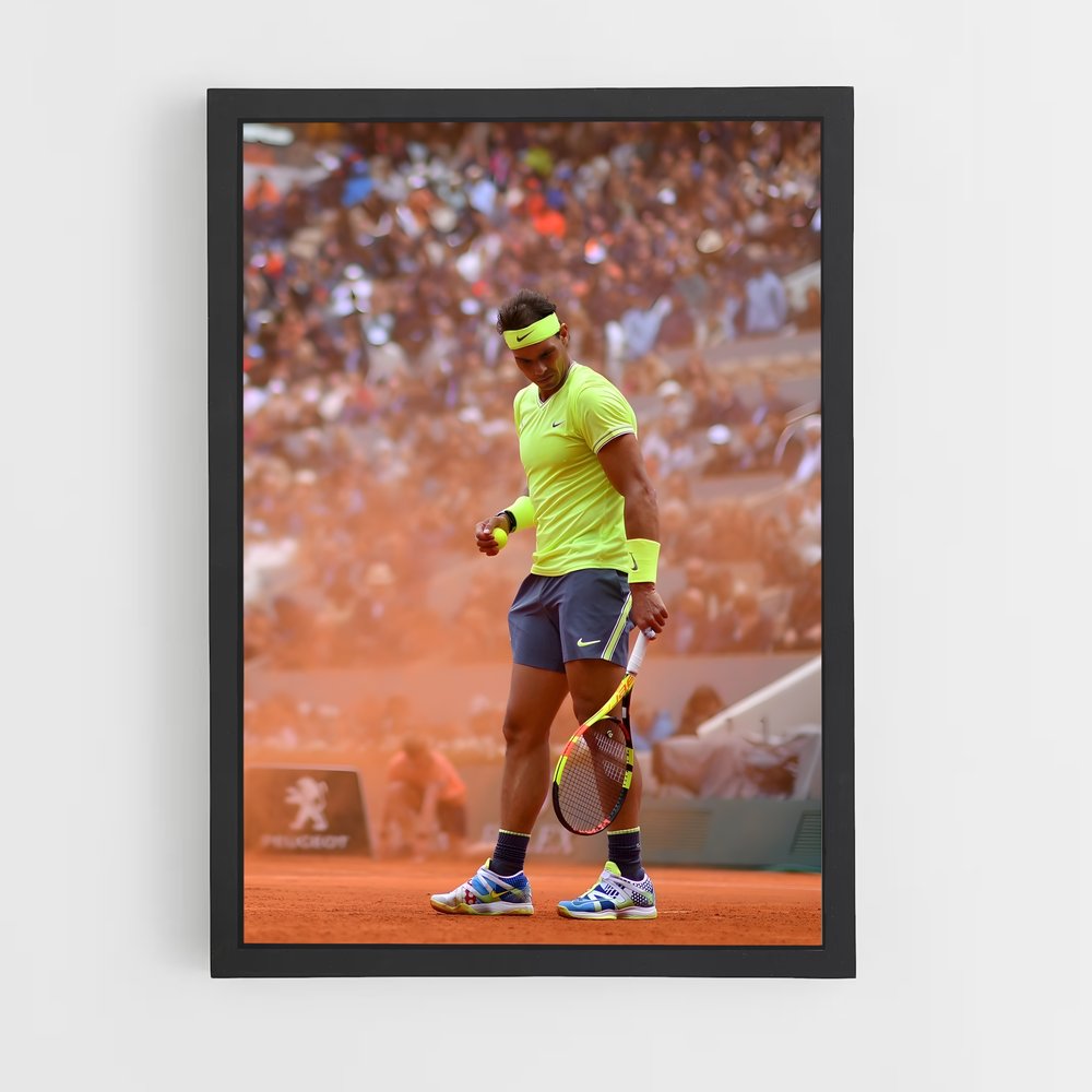 Poster Rafael de nadal – affiche Tennis (vue 2)